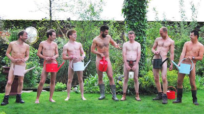 What do you wear when you garden?  Old clothes or birthday suit?
