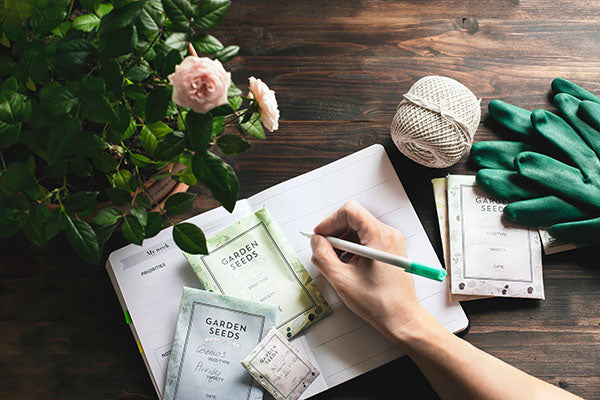Gardner Notebook Real Example How to keep a garden notebook – Genus Gardenwear