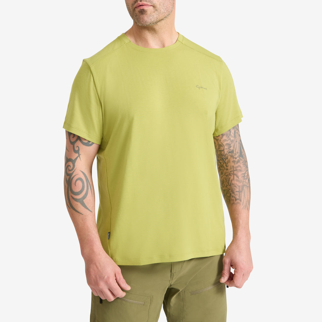 Genus Soft Lime Men's Eden Short Sleeve Tee