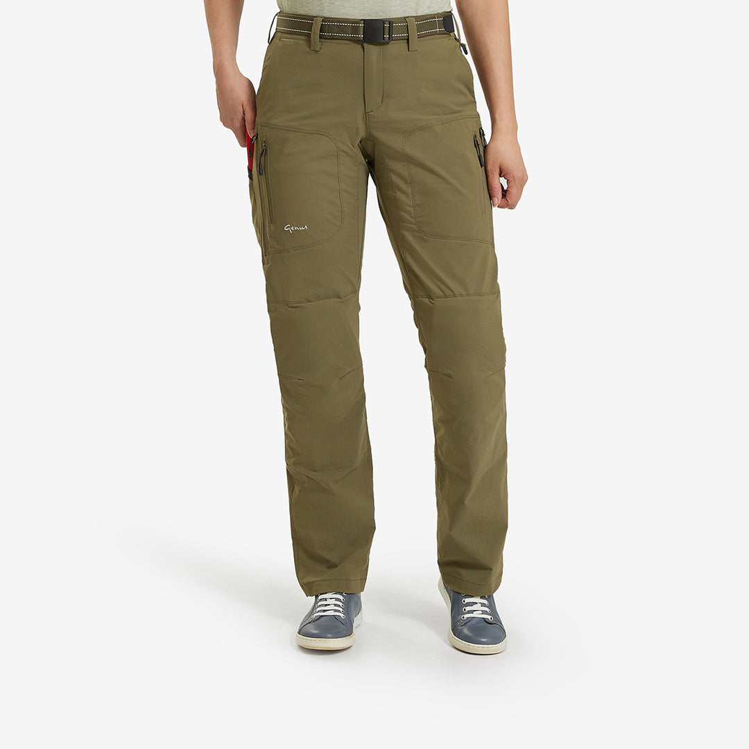 Genus burnt olive womens summer gardening trousers