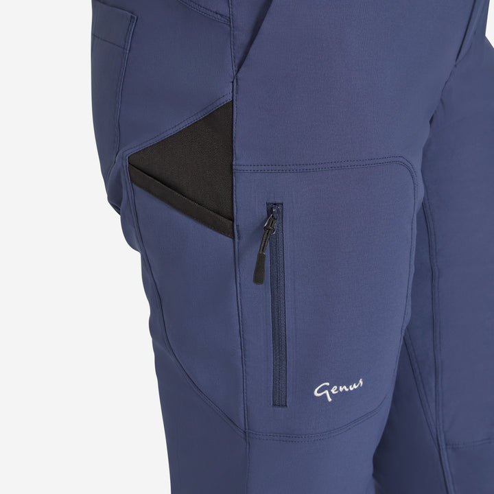 Zip pocket on the Genus Women's Indigo 3 Season Trousers