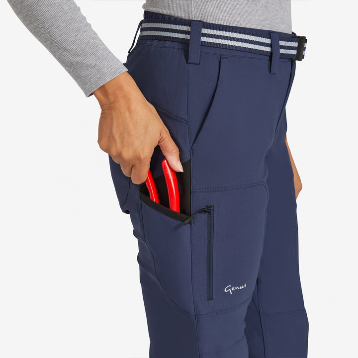 Tool pocket on the Genus Women's Indigo 3 Season Trousers