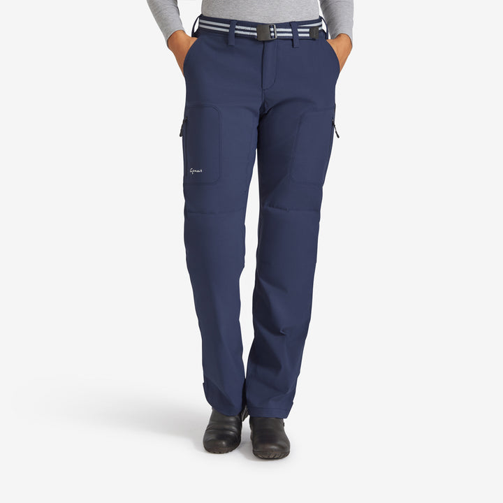 Woman wearing a pair of Genus Women's Indigo 3 Season Trousers