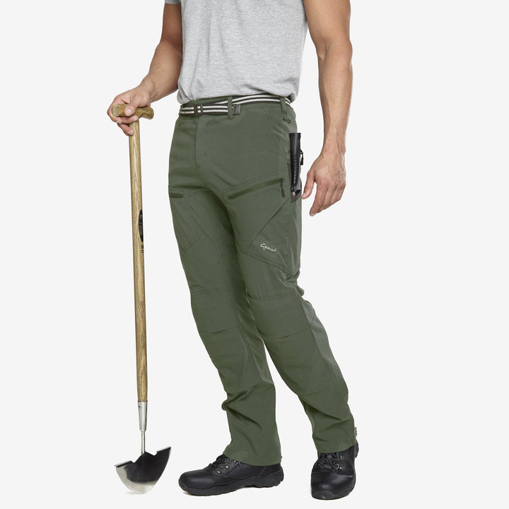 Genus Dusky Green Men's 3 Season Gardening Trousers front view