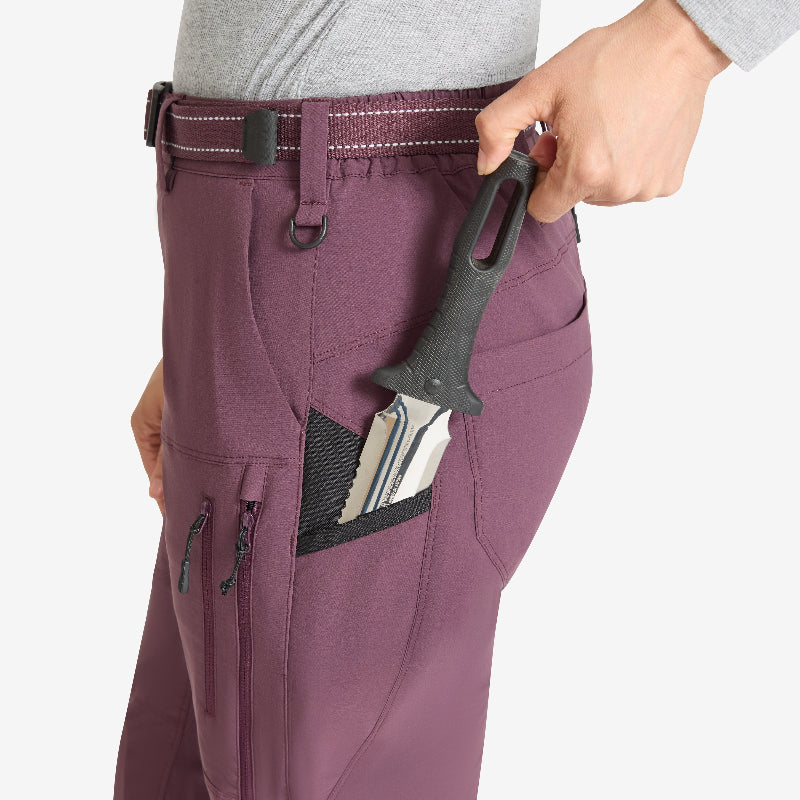 Genus Women's mulberry summer trousers tool pocket