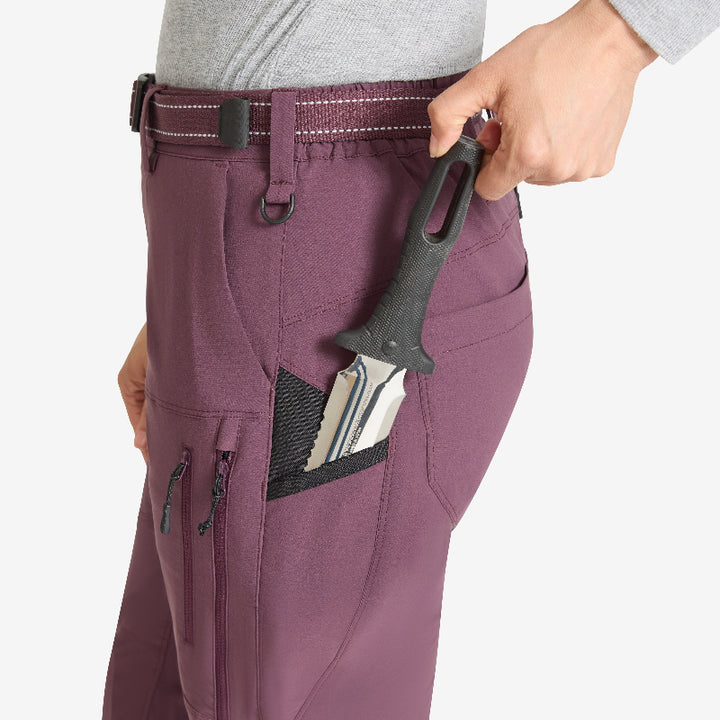 Genus Women's mulberry summer trousers tool pocket