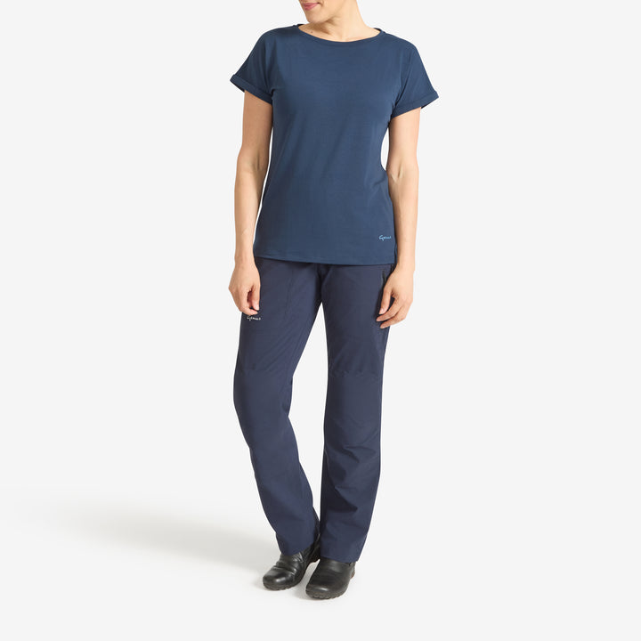 Genus Marino Blue women's Eden Short Sleeve Tee 