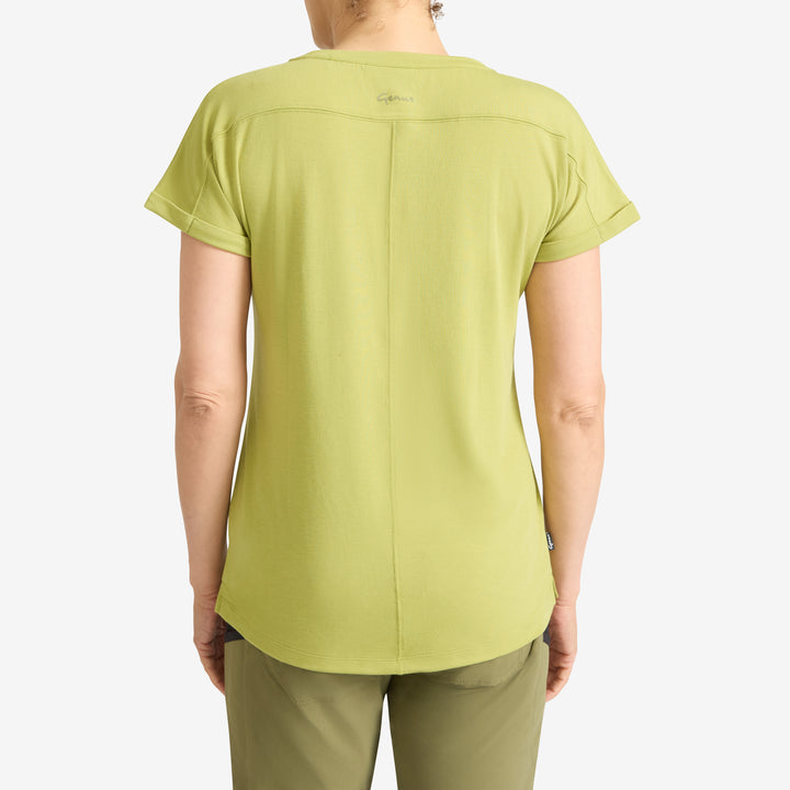 Women's Eden Short Sleeve Tee - Soft Lime