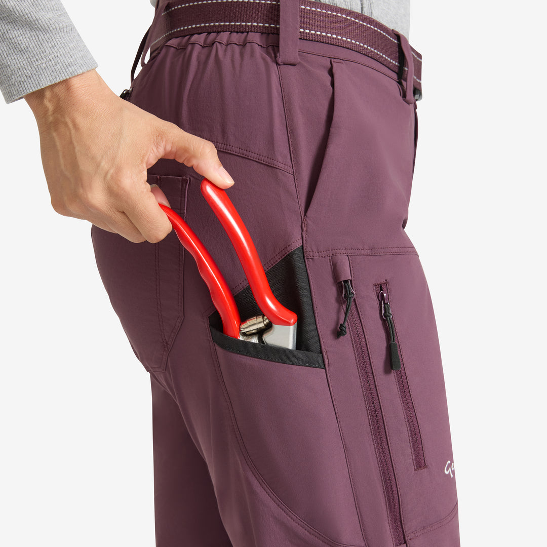 Women's Summer Gardening Trousers - Mulberry