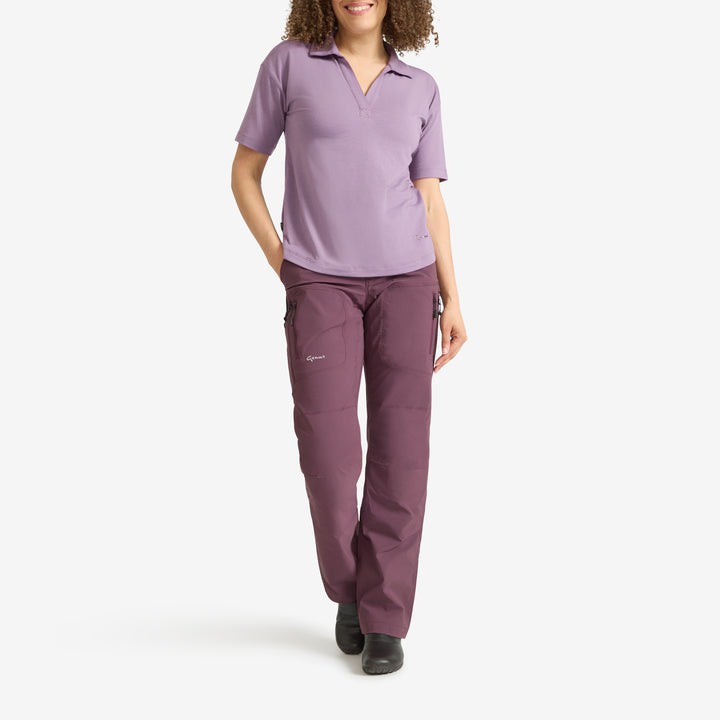 Women's Eden Collared Tee - Cardoon