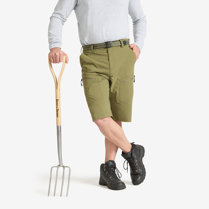 Men's Summer Gardening Shorts - Burnt Olive