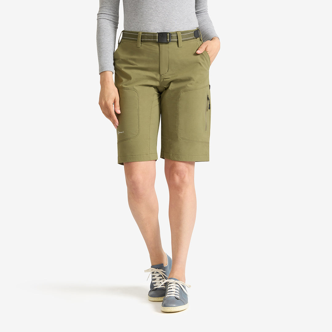 Women's Summer Gardening Shorts - Burnt Olive