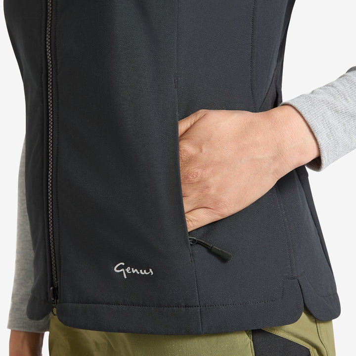 Women's Tresco Gardening Gilet - Black