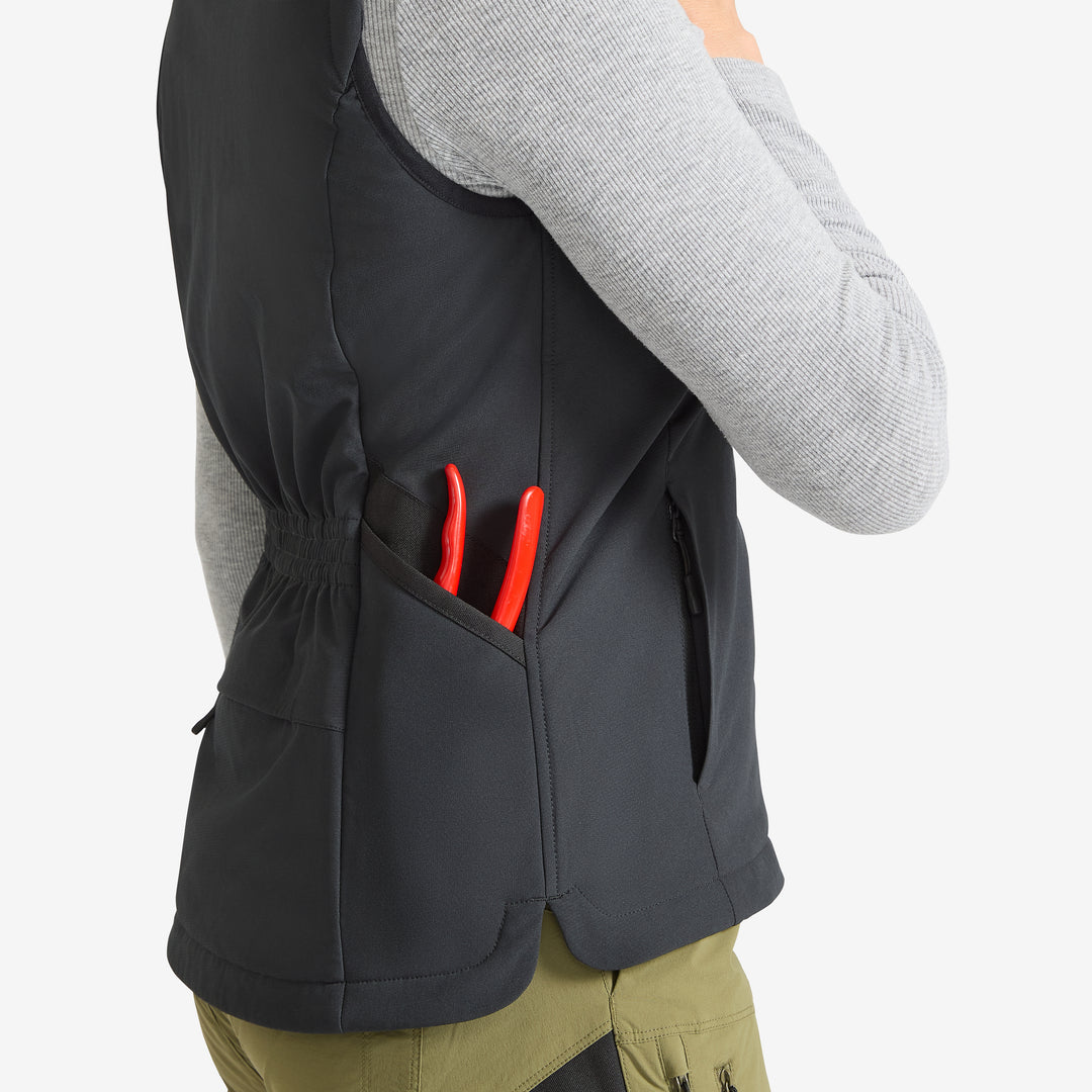 Women's Tresco Gardening Gilet - Black