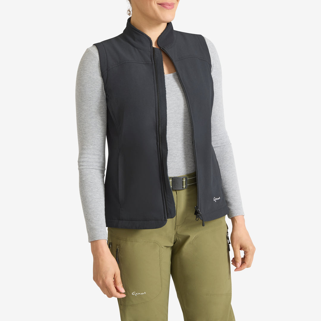 Women's Tresco Gardening Gilet - Black