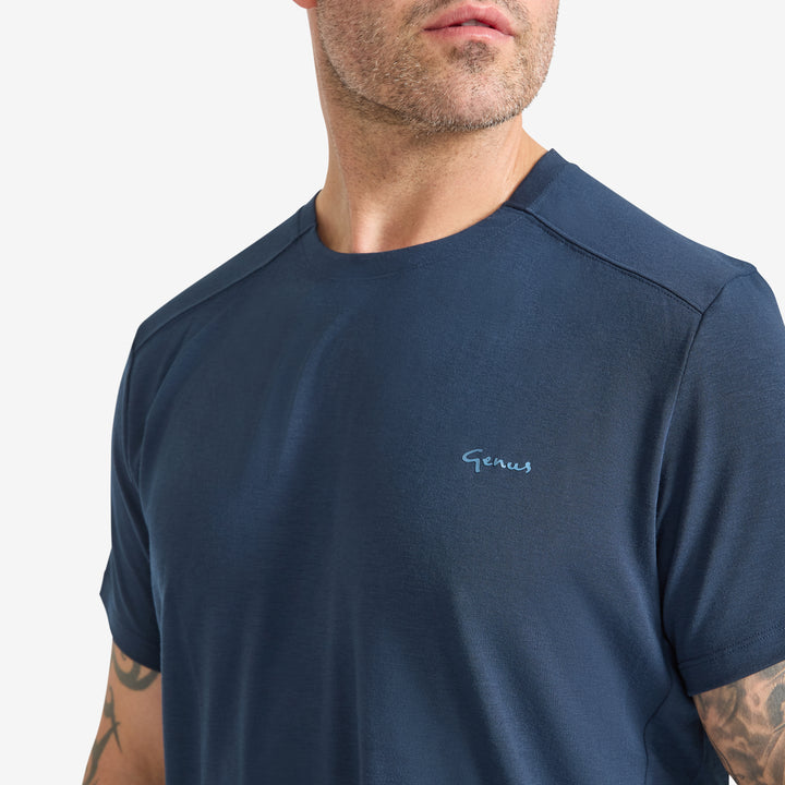 Men's Eden Short Sleeve Tee - Marine Blue