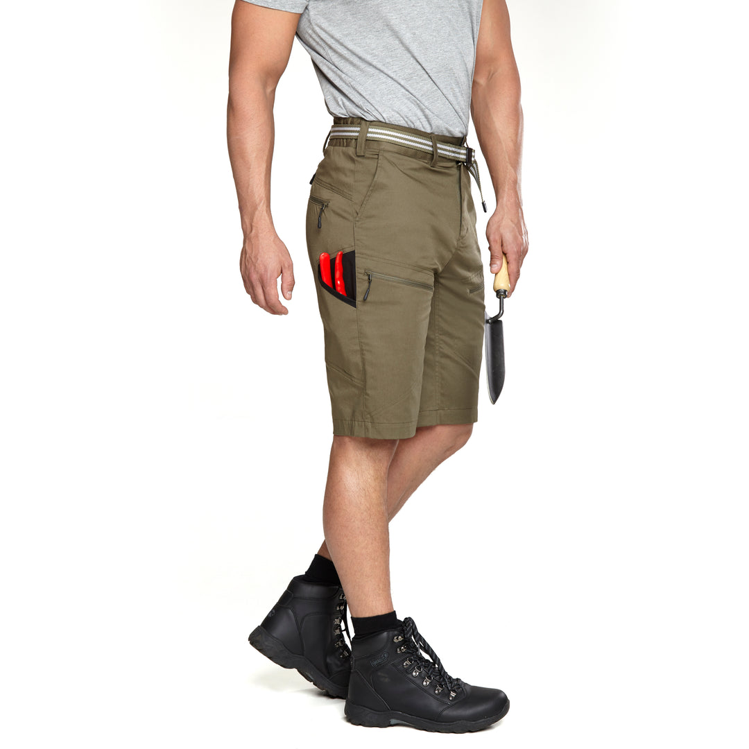Men's Summer Gardening Shorts - Burnt Olive