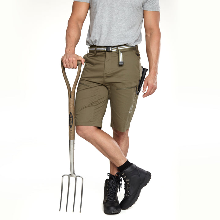 Men's Summer Gardening Shorts - Burnt Olive