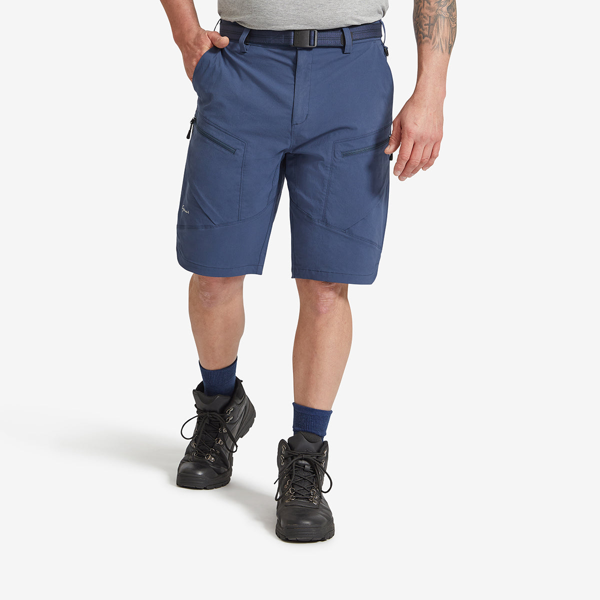 パンツ Indigo Field Shorts Denim Tuck Field Shorts - Indigo Bleach (N25SD098
