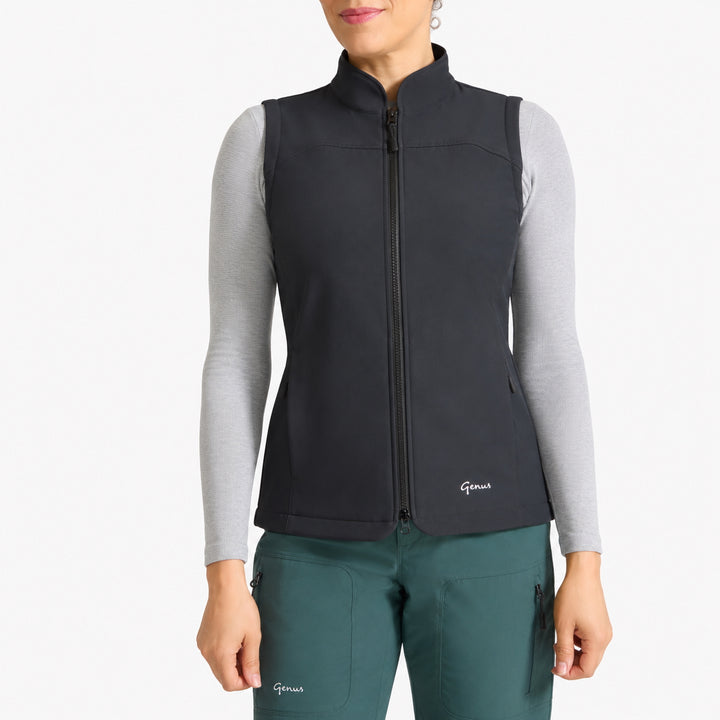 Women's Tresco Gardening Gilet - Black