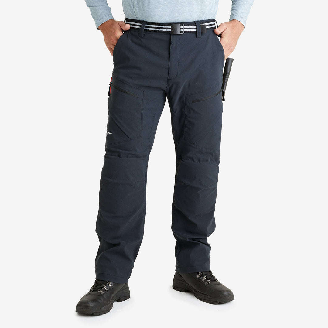Man wearing a pair of Genus Men's 3 Season Gardening Trousers Midnight
