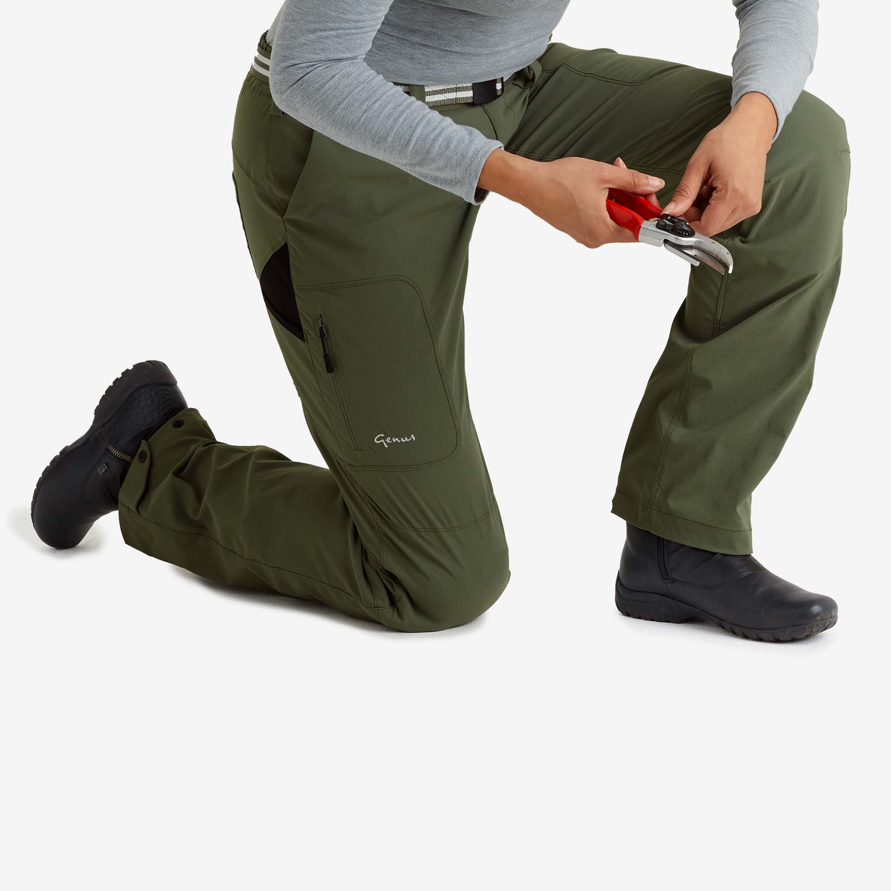 Women's 3-Season Gardening Trousers - Dusky Green – Genus Gardenwear